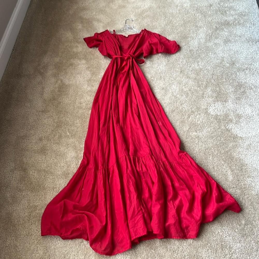Italian Linen Maxi Dress